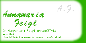 annamaria feigl business card